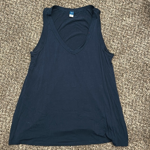 Old Navy Women's navy blue Sleeveless v-neck Tank Top - size small - Picture 1 of 5